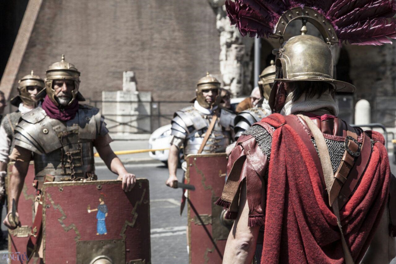 تصاویر | رژه سربازان رم باستان ۲۷۷۰ سال پس از تاسیس شهر رم 